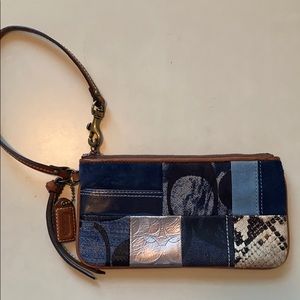 Coach Patchwork Wristlet